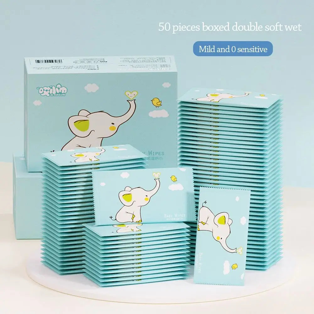 50pcs Baby Wet Wipes
