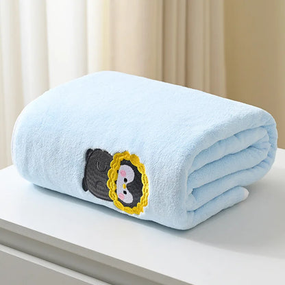 Embroidered Baby Bath Towel