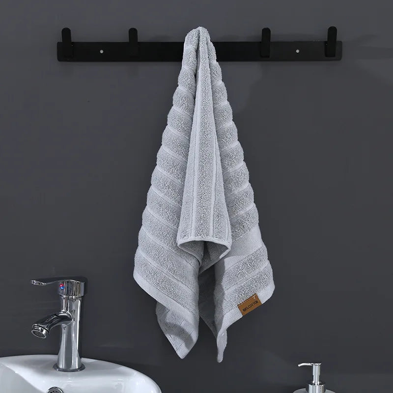 Pure Cotton Towel Set – Soft, Absorbent, Hotel Quality